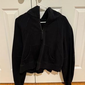 Lululemon Scuba cropped 1/4 zip hoodie